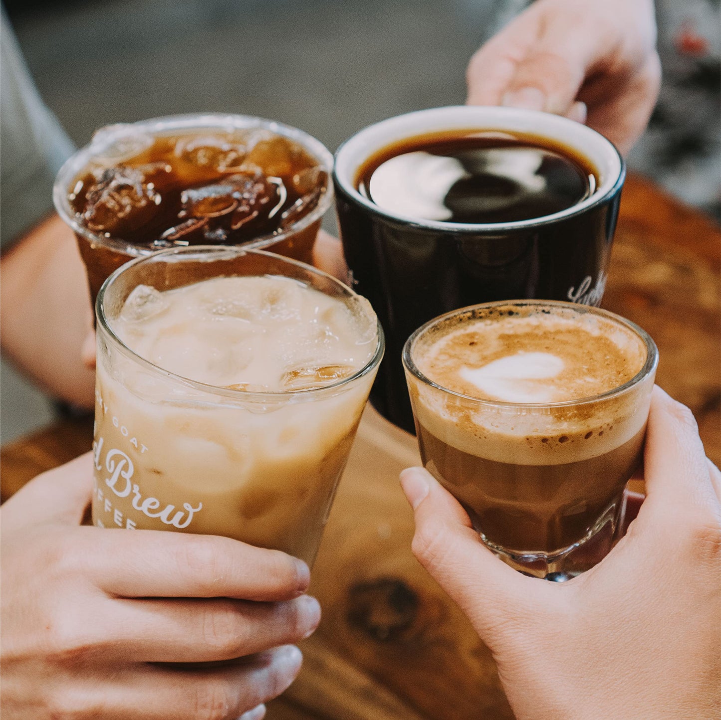 Lucky Goat Breakfast Blend Whole Bean Coffee - Billy Goat - Light Body, Low Acidity, Morning Cup, Smooth And Mild - Medium Roast