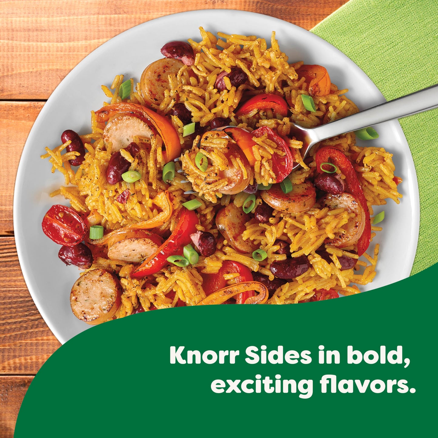 Knorr Rice Sides Cajun Chicken Flavor Rice, 8 ct, 5.8 oz, No Artificial Flavors or Preservatives, 100% U.S. Grown Rice