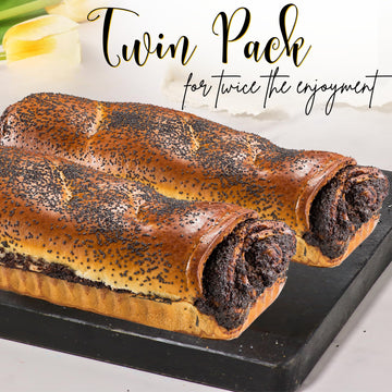 Poppy Seed Cake | Traditional Hungarian Food | Scrumptious & Delicious | Yeast Cake With Poppy Seed Filling | 16 Oz Per Poppysee