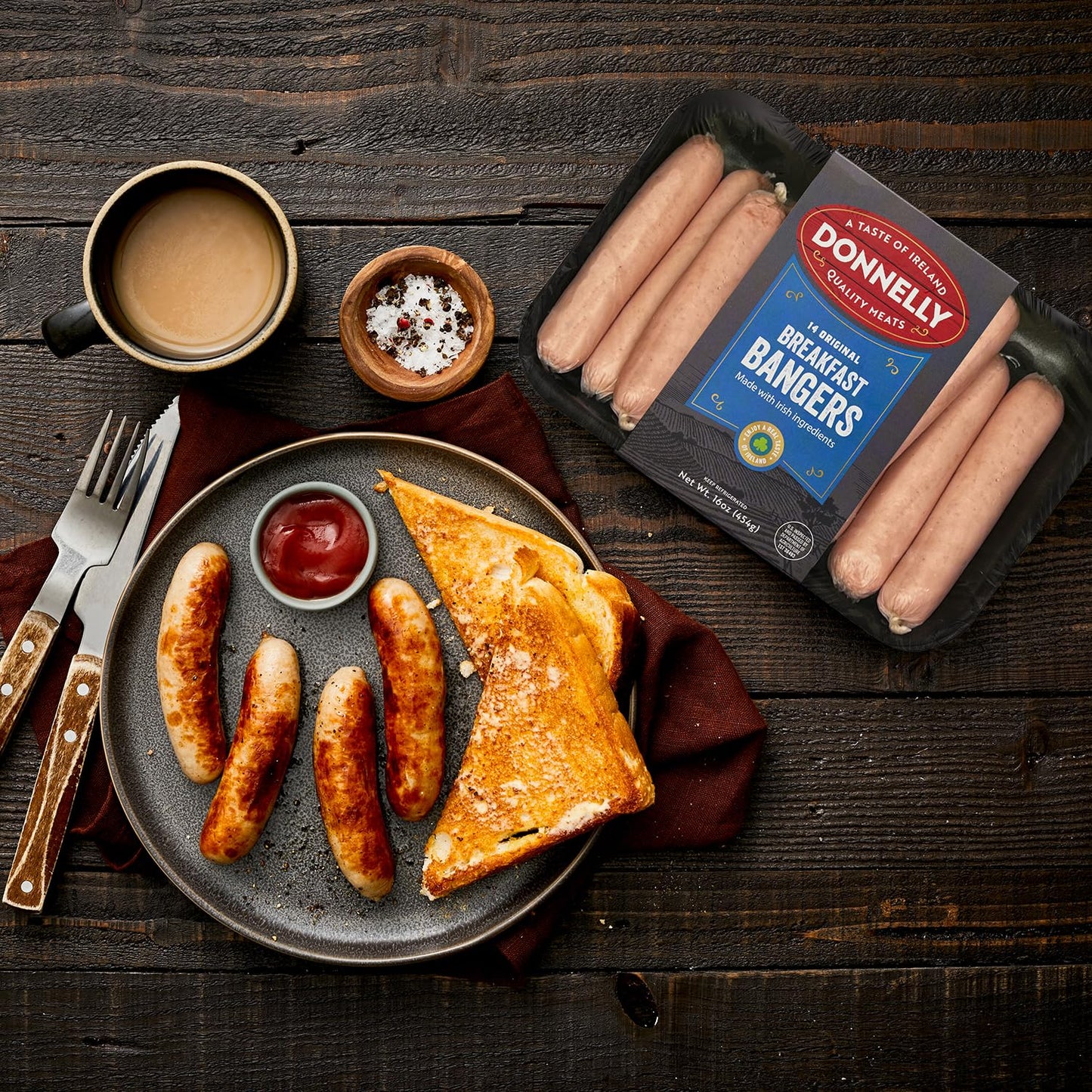 Donnelly Original Breakfast Sausage 454G (16Oz) 5 Pack