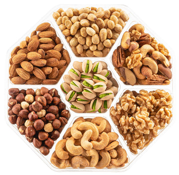 Nut Haven Thanksgiving Nuts Gift Basket - Assorted Sweet & Roasted Gourmet Nuts - 1 Count Pack for Holiday Gifting