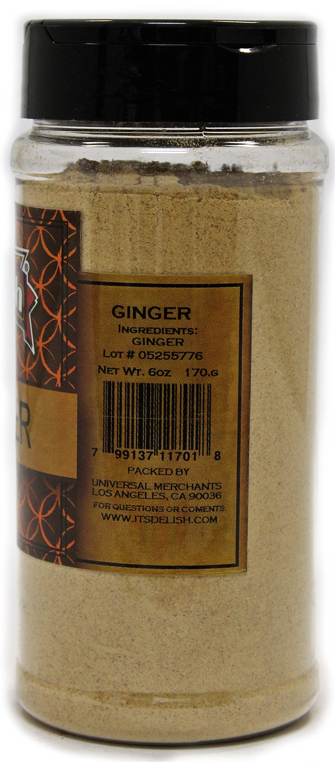 Ground Ginger Powder by Its Delish, Medium Jar, 6 oz