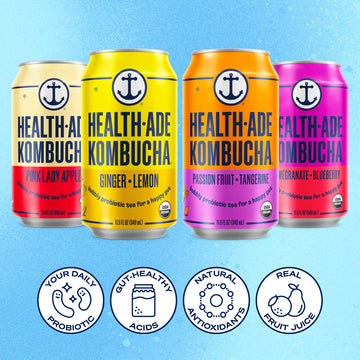 Variety Pack Of Four Flavors In Cans By Health-Ade