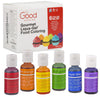 Food Coloring Liqua-Gel 6 PK Rainbow Kit in .75 fl. oz. Bottles - Holidays, Baking, Decorating, Fondant, Frosting, Chocolate, Co