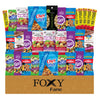Foxy Fane 30 count Care Package - Premium Holiday, Christmas & New Year Gift Snack Box with Variety of Nuts, Jerky & Snacks - Lo