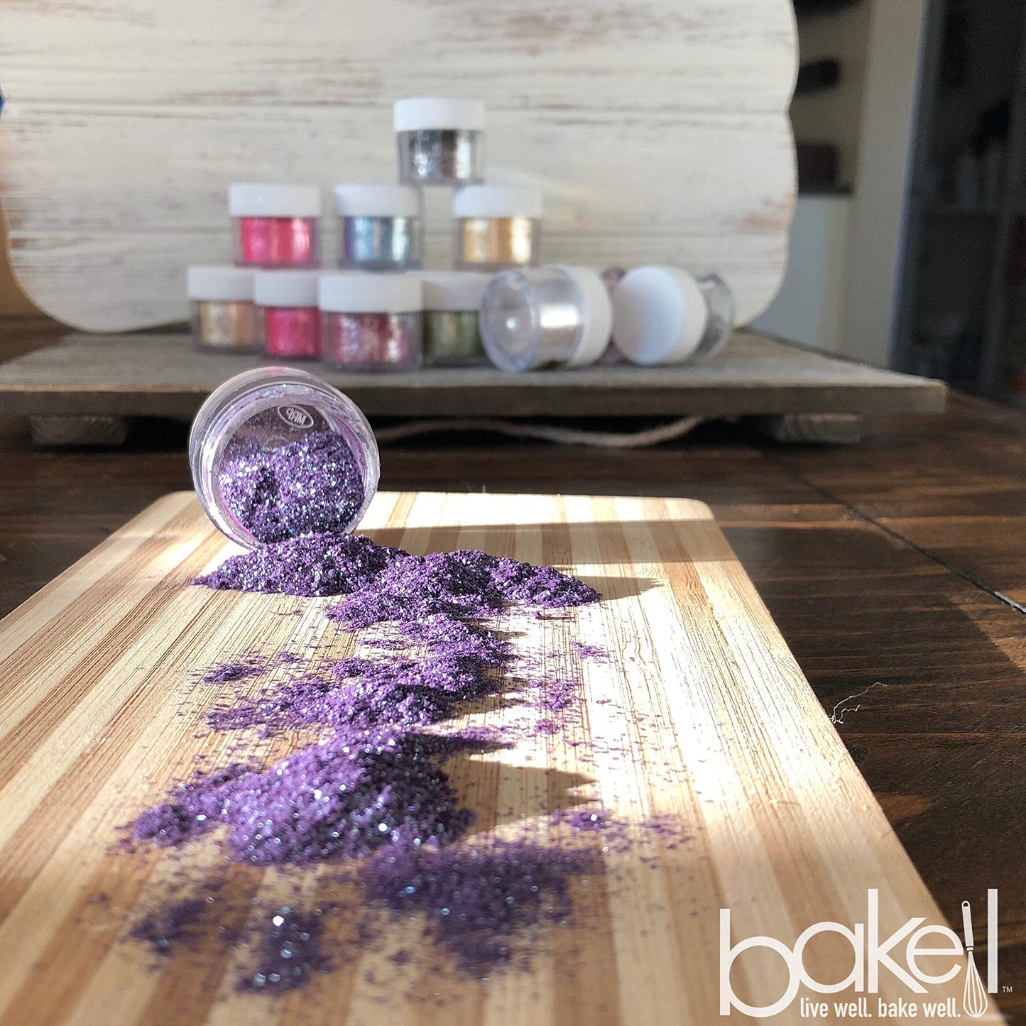 Bakell Deep Purple Holo Art & Craft Glitter, 5G Jar | Dazzler Dust | Non-Toxic Decorating Glitter | Arts, Crafts, Slime, Glue, P