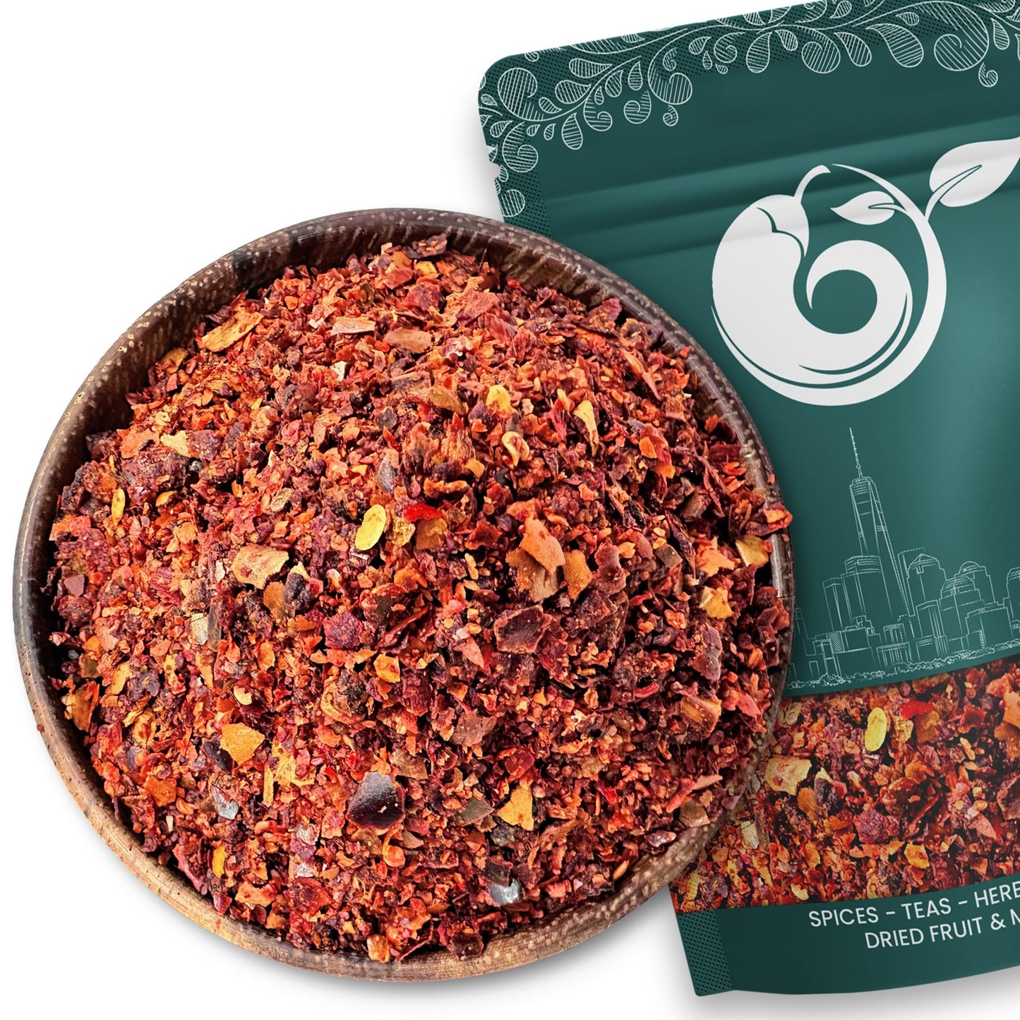 NY SPICE SHOP Aleppo Pepper - 8 Ounce Crushed Chili Aleppo Peppers Flakes - Red Aleppo Pepper Spice - Middle Eastern Aleppo Pepp