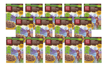 Mom'S Best Crispy Cocoa Rice Cereal, Gluten Free, Kosher, No High Fructose Corn Syrup, Made With Real Cocoa, 17.5 Oz Box (Pack O