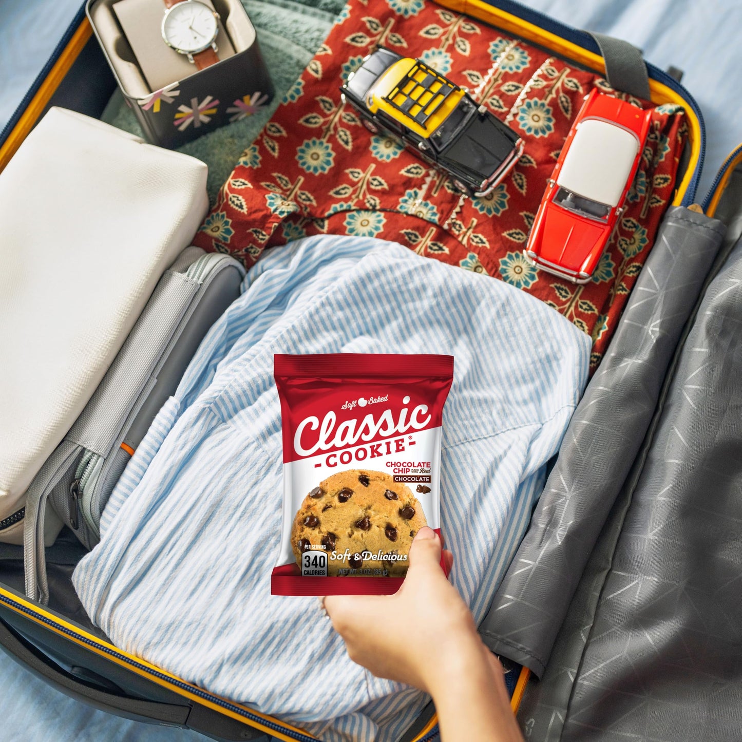 Classic Cookie, Soft Baked Cookie, Chocolate Chip 3Oz, 32 Count Pack