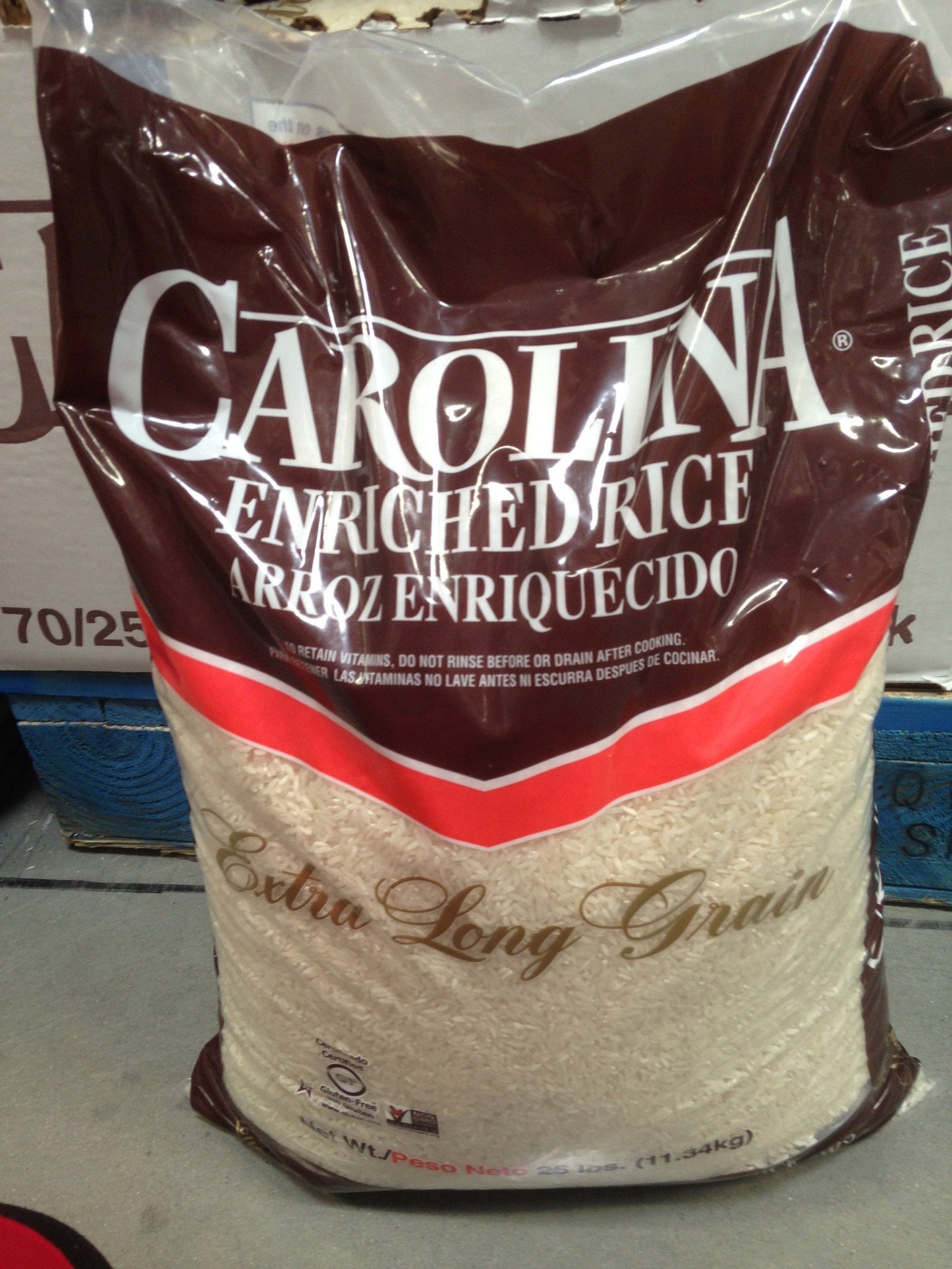 Carolina Long Grain Rice 25 Lb