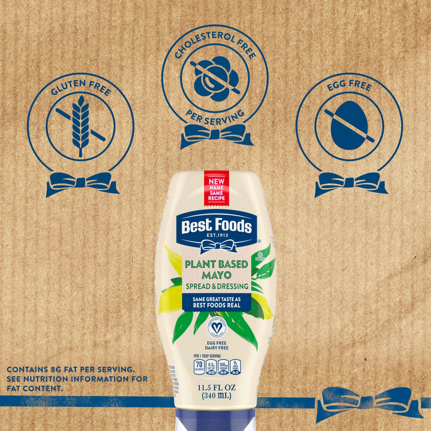 Best Foods Plant Based Dressing And Spread Vegan 1 Ct For A Rich, Creamy Plant-Based Alternative To Mayo Same Great Taste, Plant