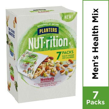 Planters Nut Mix with Peanuts, Almonds, Pistachios, Sea Salt - 7.5 Ounce (Pack of 1)