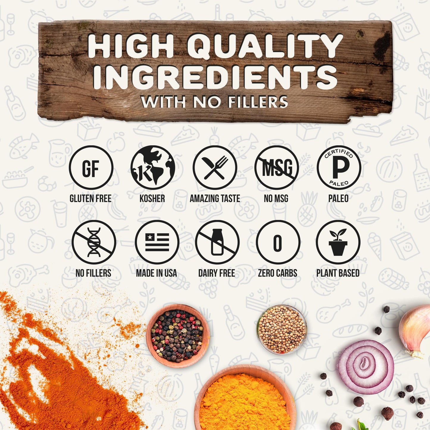 Flavor God Keto Combo Pack - Premium All Natural Spice Blend, Pack of 6 (Garlic Lovers, Taco Tuesday, Nacho Cheese, Pizza, Himalayan Salt)