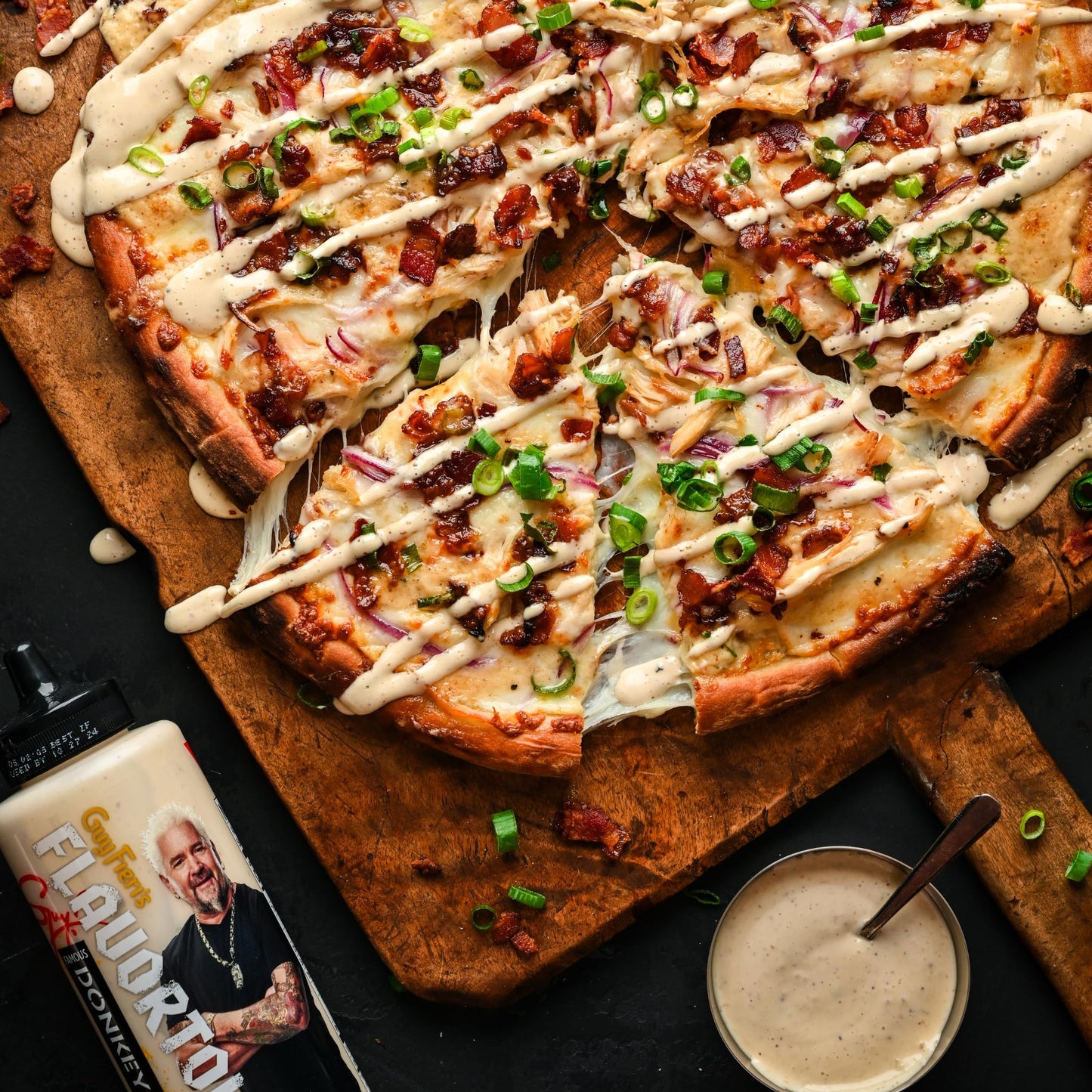Guy Fieri'S Flavortown Famous Donkey Sauce - Garlic Aioli Sauce For Chicken, Fries, Dips, Burgers, & Sandwiches, Gourmet Condime