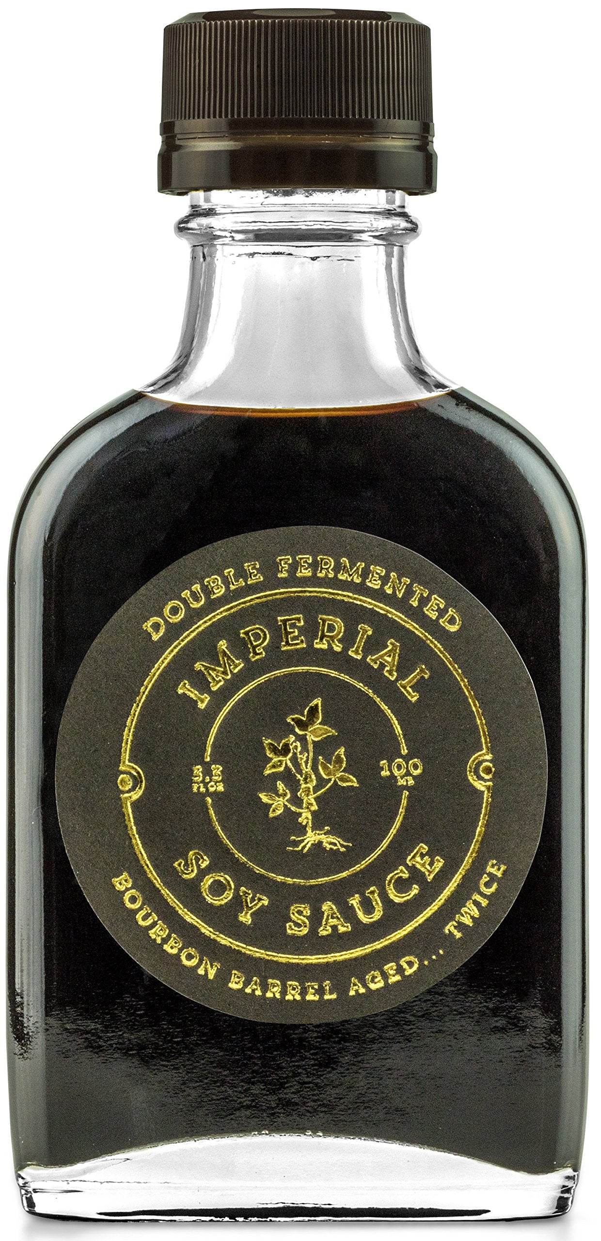 Bourbon Barrel Foods Double Fermented Imperial Bluegrass Soy Sauce 10 fl oz