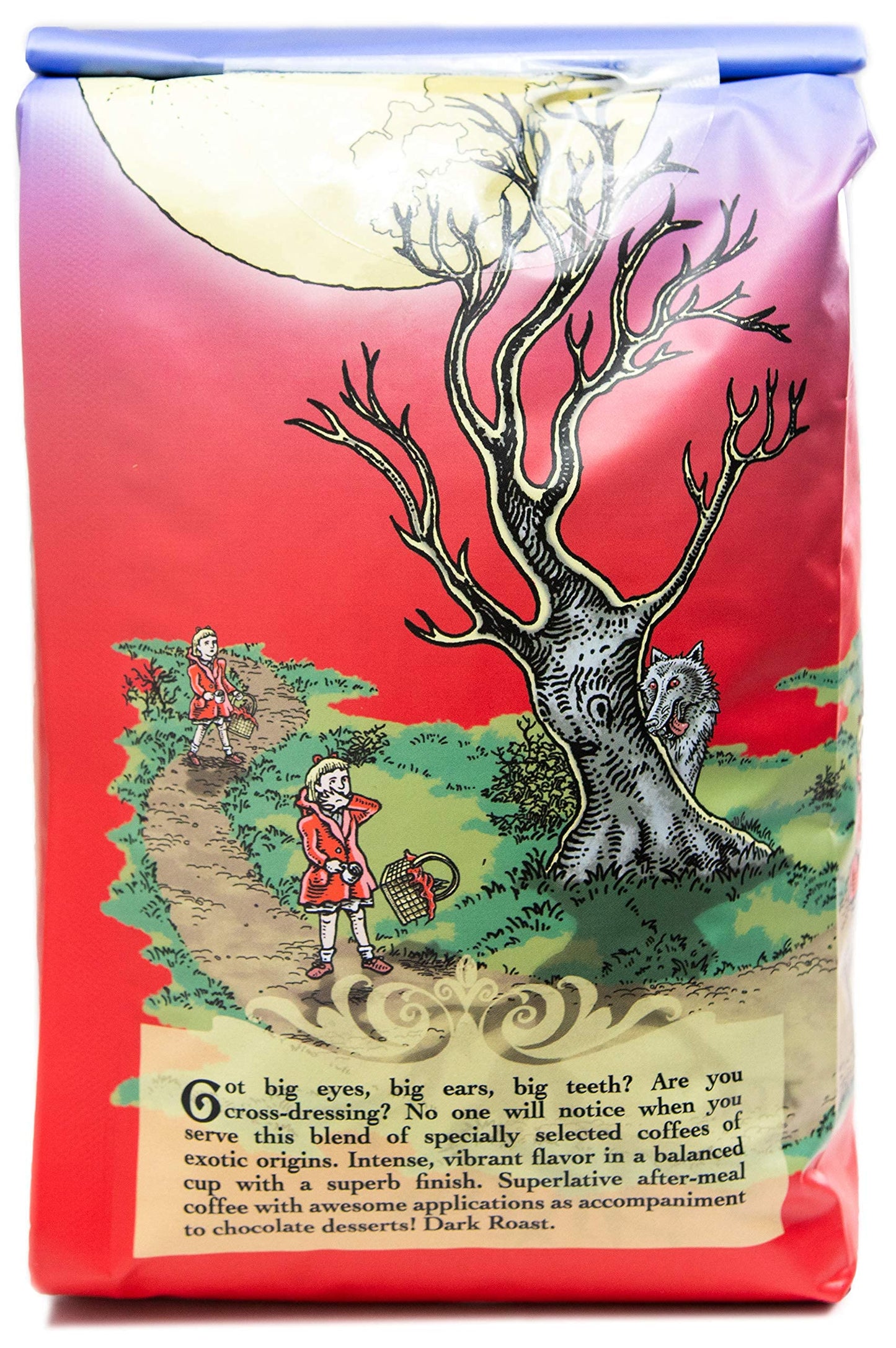 Raven'S Brew Coffee Full Bodied Coffee Dark Roast Ground - Wicked Wolf 2Lb