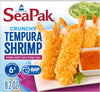 SeaPak Shrimp Tempura with Oven Crispy Breading, Sweet and Spicy Orange Sauce, Cooked Frozen Shrimp, 8.2 oz