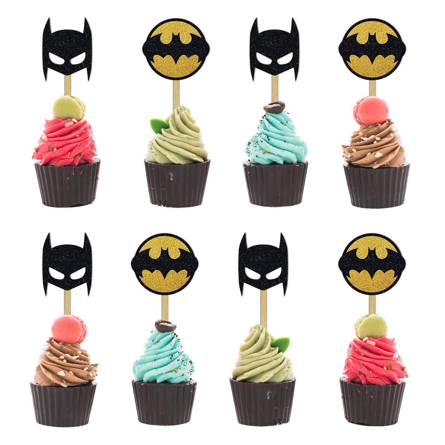 Seyal Btman Cupcake Topper