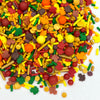 Manvscakes Fall Themed Sprinkles - Sprinkles For Cake Decorating, Edible Thanksgiving Themed Sprinkles, For Baking Chocolate Desserts, Cupcakes, Ice Cream, Caramel Apples & Other Desserts