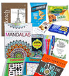 Get Well Soon Art Set Kit Gift | Hospital After Surgery Recovery Gift College.Student Activity Books Care Package | Feel Playter Soon Gift Basket For Sick Friend Stress Relief & Great Snack Variety