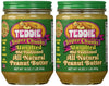 Teddie All Natural Peanut Butter, Super Chunky Unsalted 2Pk, Gluten Free & Vegan, 16 Ounce (Super Chunky Unsalted, Pack Of 2)