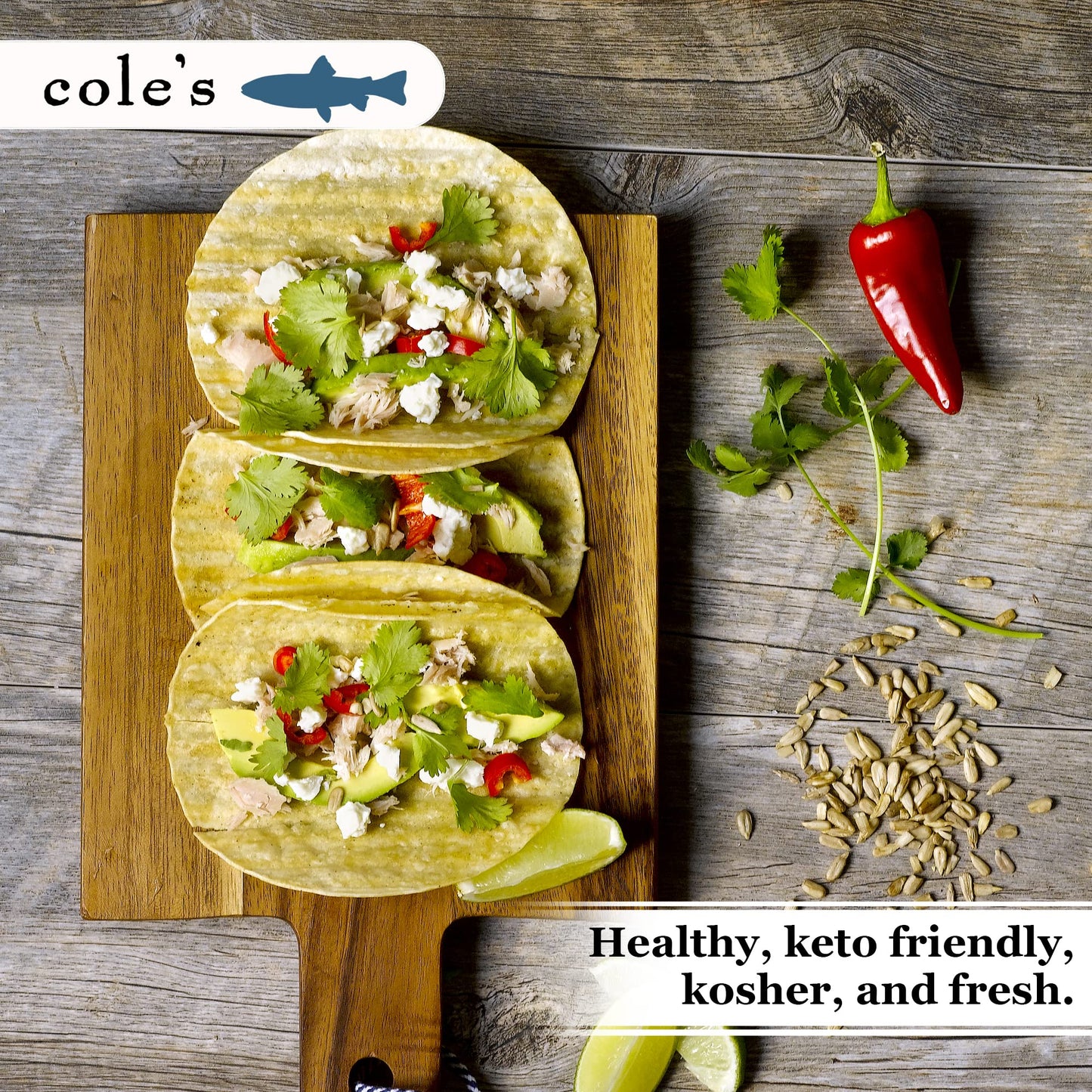 Coles Fresh Canned Tuna Fillets In Olive Oil 6 Pack - Gluten Free Fresh Fish, Wild Caught Tuna Fish, Healthy Snacks, And High Pr