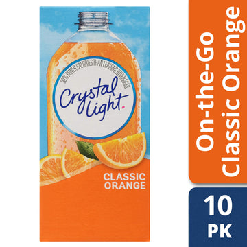 Crystal Light Drink Mix, Classic Orange,1.3 Oz( Pack of 6)