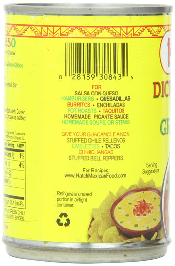 Hatch Tomatoes Diced with Green Chilies, Medium, 10-Ounce (Pack of 12)