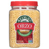 RiceSelect Orzo Rice-Shaped Pasta enhanced Non-GMO Orzo Pasta 26.5-Ounce Jar