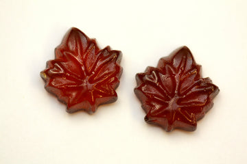 Yupik Maple Leaf Hard Candies With Pure Maple Syrup, 2.2 Lb, Individually Wrapped, Made In Canada, Authentic Flavor, Sweet Candy