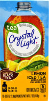 Crystal Light Iced Tea On The Go With Lemon, 10-Count, 0.7-Ounce Packages (Pack Of 6)