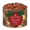 Virginia Diner Holiday Plaid - Butter Toasted Virginia Peanuts, 18 Ounce Tin, Butter Toffee Peanuts