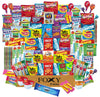Foxy Fane 100 count Snack Box - Ultimate Gift Basket with Variety Assortment of Crackers, Cookies, Candy & Chips - Bulk Bundle o