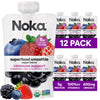 Noka Superfood Fruit Smoothie Pouches, Super Berry With Immune Support, Healthy Snacks With Elderberry, Flax Seed, Plant Protein