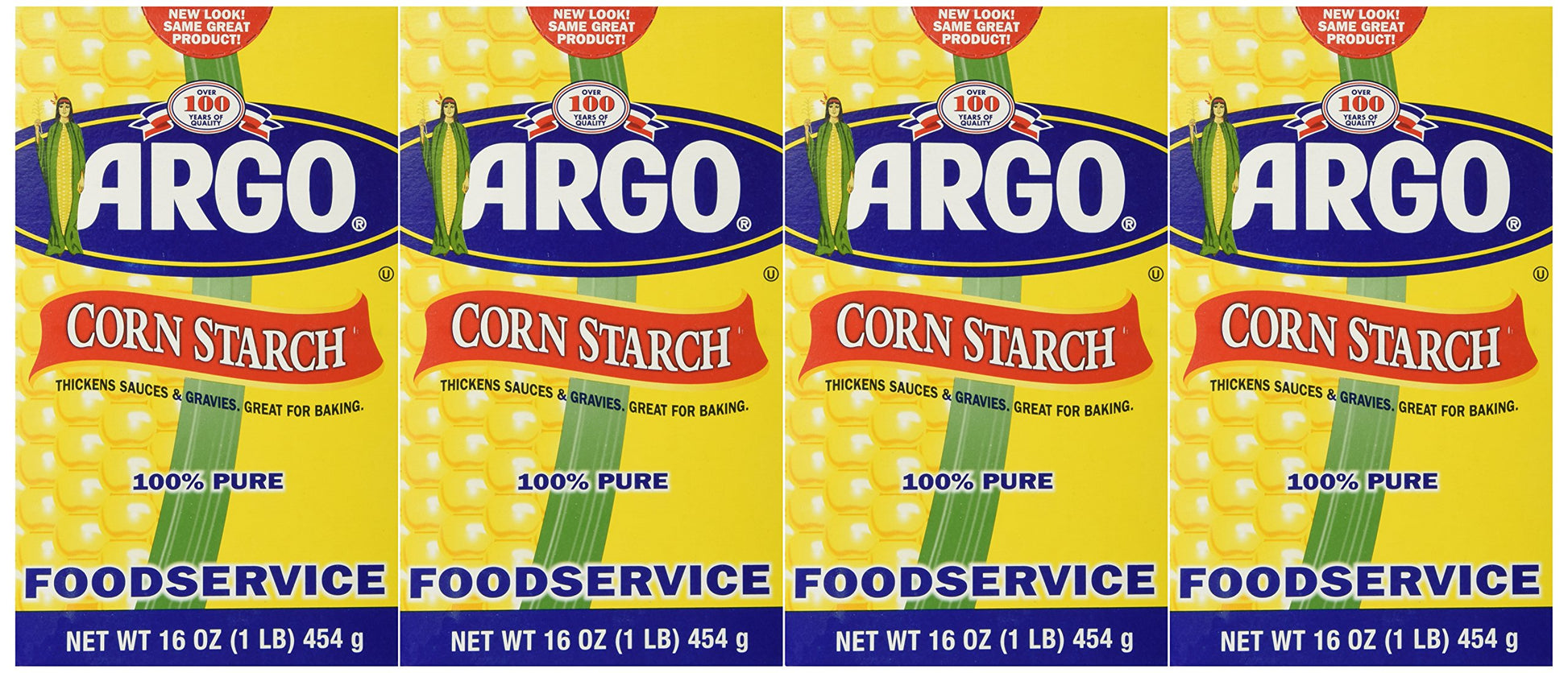Argo Corn Starch 16 Oz. Box (Pack Of 4)