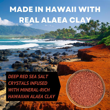 Alaea Red Hawaiian Sea Salt, Red Finishing Salt To Add Color To Any Dish, Made With Alaea Clay, 14 Oz Pouch - Sea Salt Superstor
