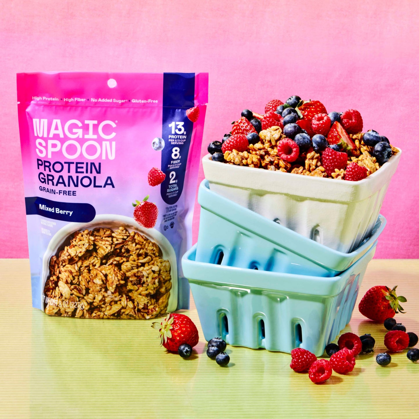 Magic Spoon Protein Granola - High Protein Granola, Keto Friendly, Low Sugar, Grain Free, Healthy Breakfast Or Quick Snack And A