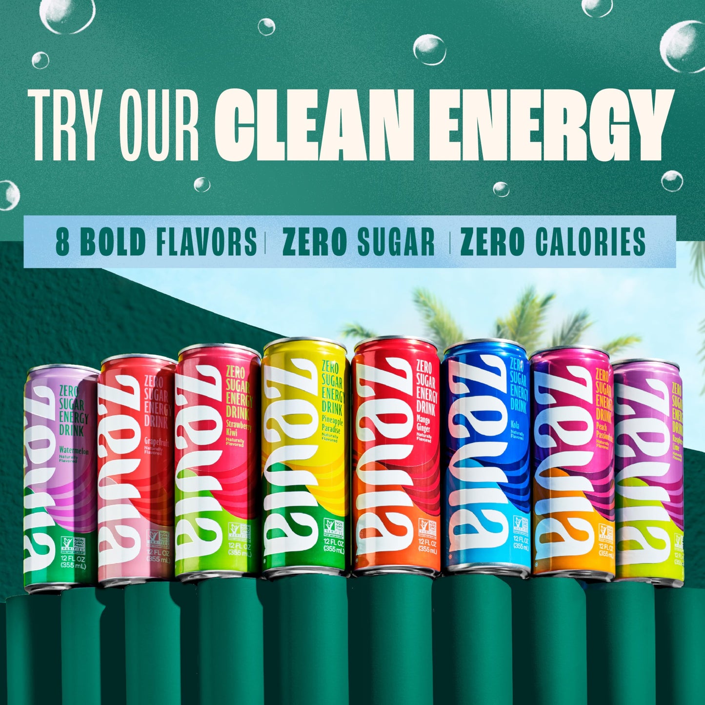 Zevia Zero Sugar Soda Peaches and Cream 12 oz Cans (8-Pack) - Caffeine Free Naturally Sweetened No Calorie Soda - Non-GMO Project Verified Gluten-Free Vegan