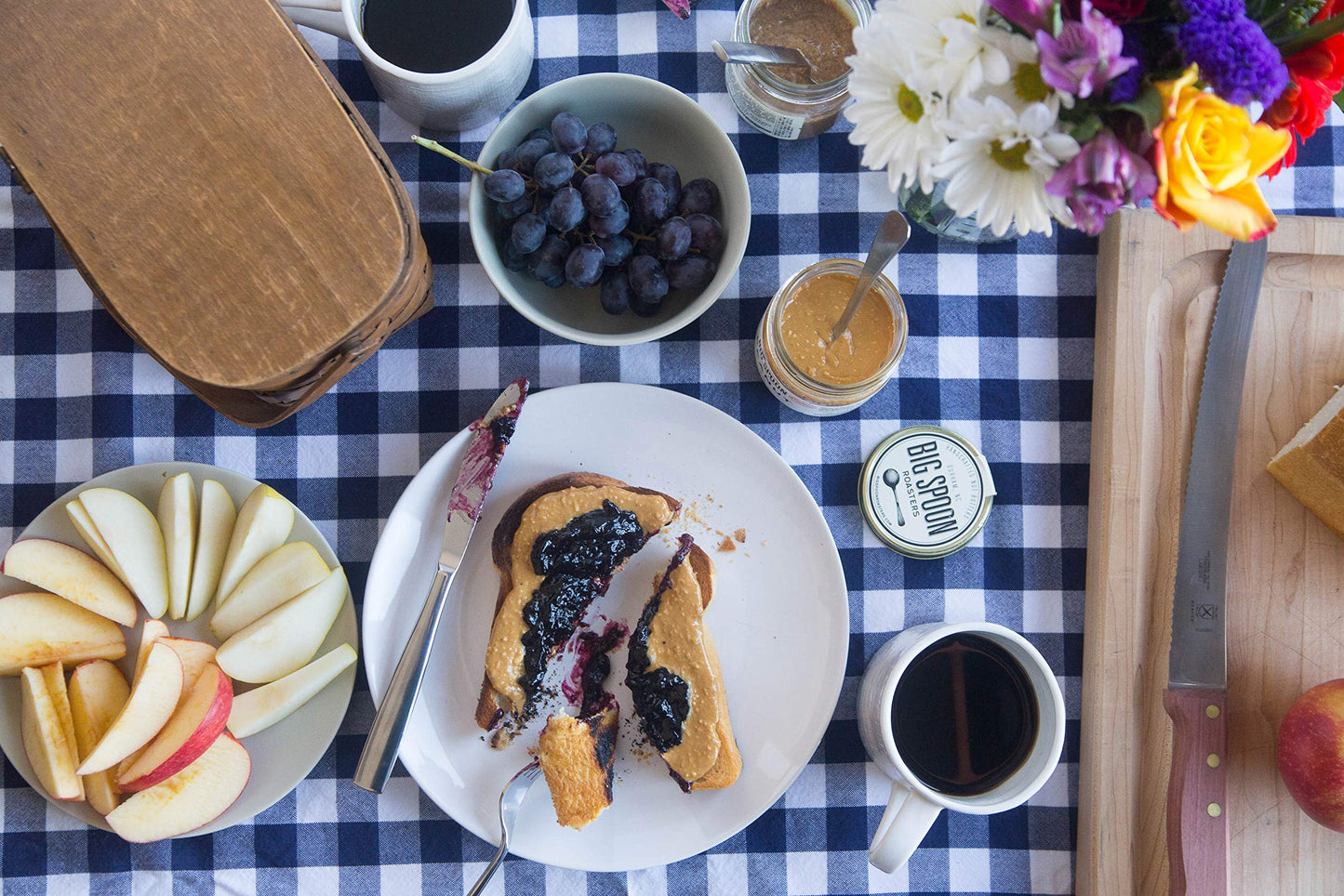 Big Spoon Roasters Chai Almond & Peanut Butter, Keto Friendly, 26 Ounces, Vegan, Low Sugar, Crunchy Nut Butter, Pack of 2