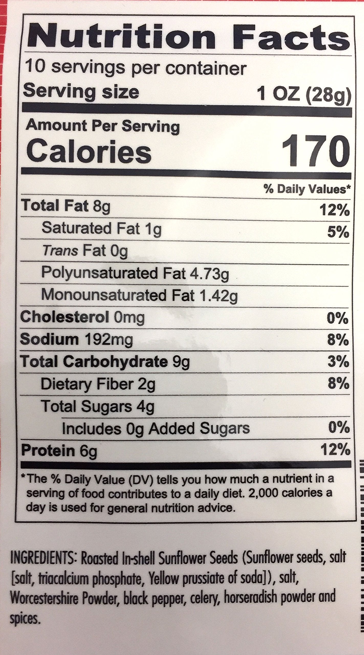 Bricktown Goods Bloody Mary Flavored Sunflower Seeds - Boldly Seasoned And Roasted In-Shell Sunflower Seeds - 8 Oz Total