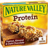 Nature Valley Chewy Protein Granola Bars, Peanut Almond Dark Chocolate, 5 Bars, 7.1 OZ