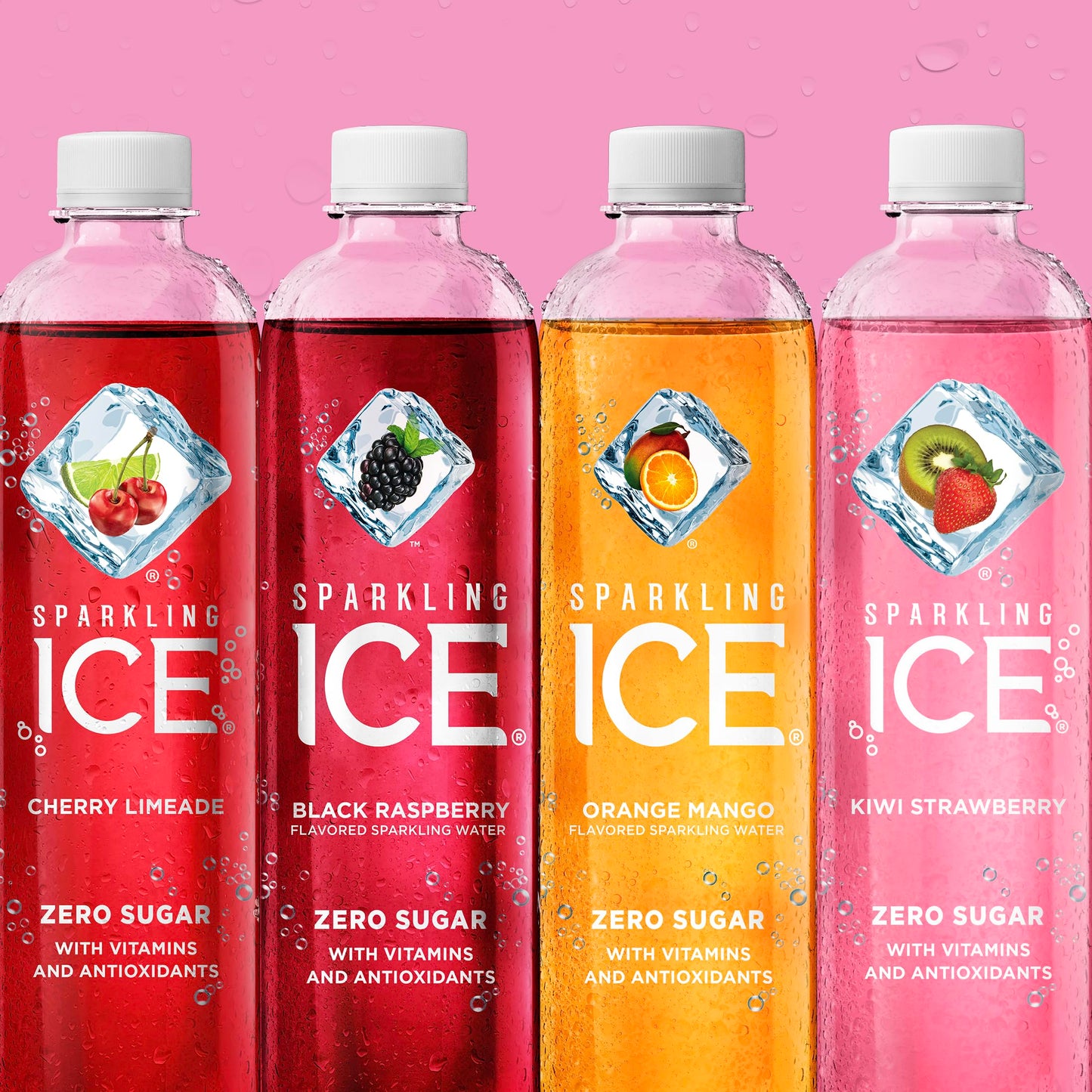 Sparkling Ice Purple Variety Pack, Flavored Water, Zero Sugar, With Vitamins And Antioxidants, 17 Fl Oz, 12 Count (Black Raspber