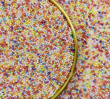 Edible Mixed Color Pearl Sugar Sprinkles Candy 2Mm Mini Pearls Cake Decorations Cupcake Toppers Cookie Decorating Perfect For We