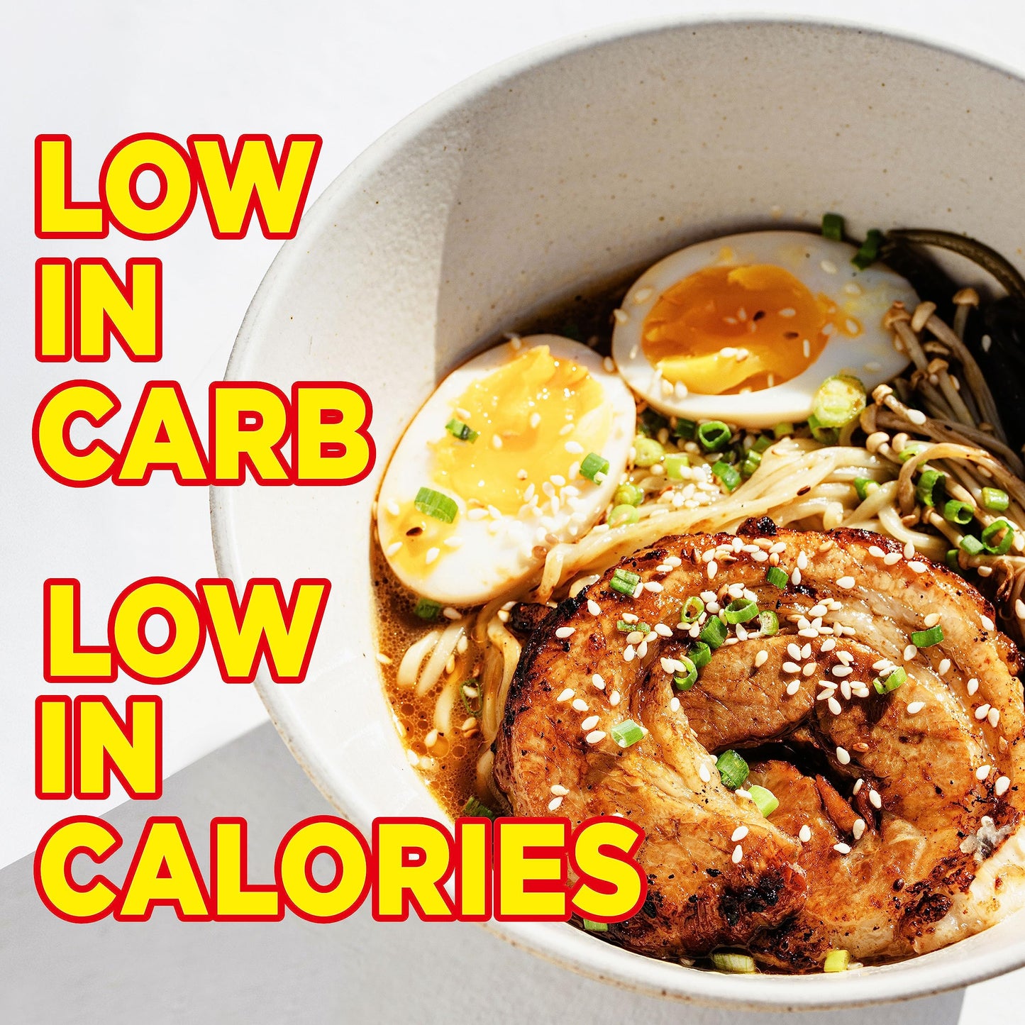 Keto Ramen Noodles (6 Packs) - Low Calorie, Gluten Free Shirataki Noodles For Healthy, Low Carb Meals (5.3 Oz/Pack)