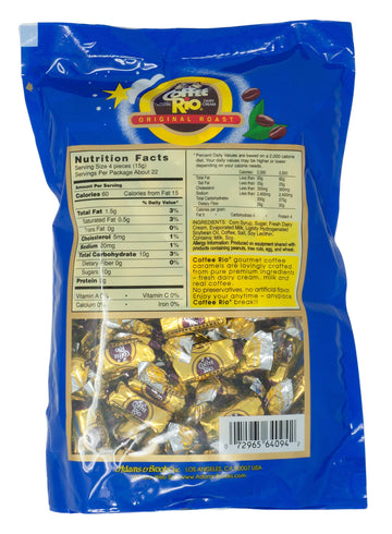 Coffee Rio Coffee Candy - Pack of 3 Caramels, 9 Ounces, Made with Real Coffee and Cream, Kosher Treats