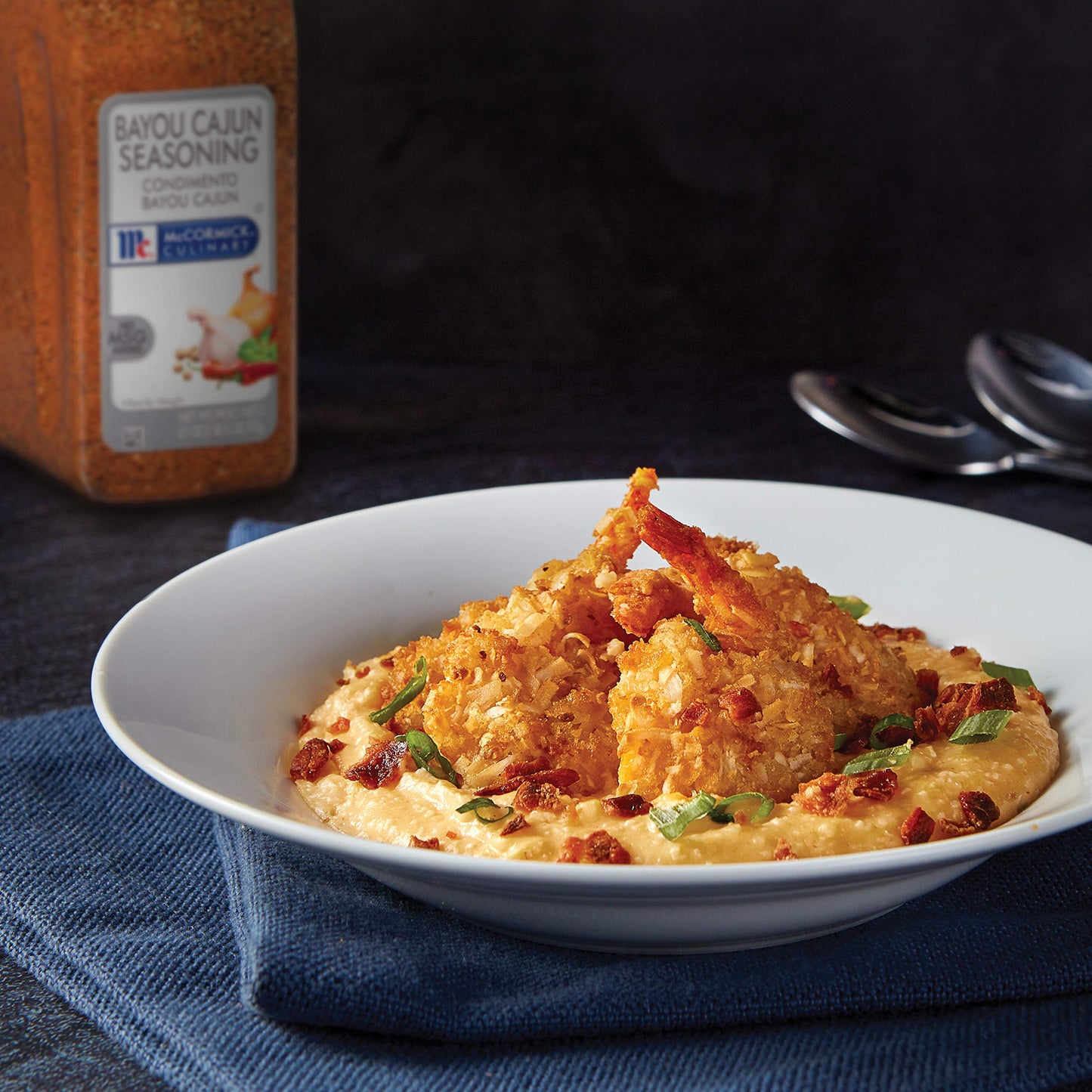 McCormick Culinary Bayou Cajun Seasoning, 21 oz - One 21 Ounce Container of Cajun Seasoning Made With Aromatic Spices for Catfis
