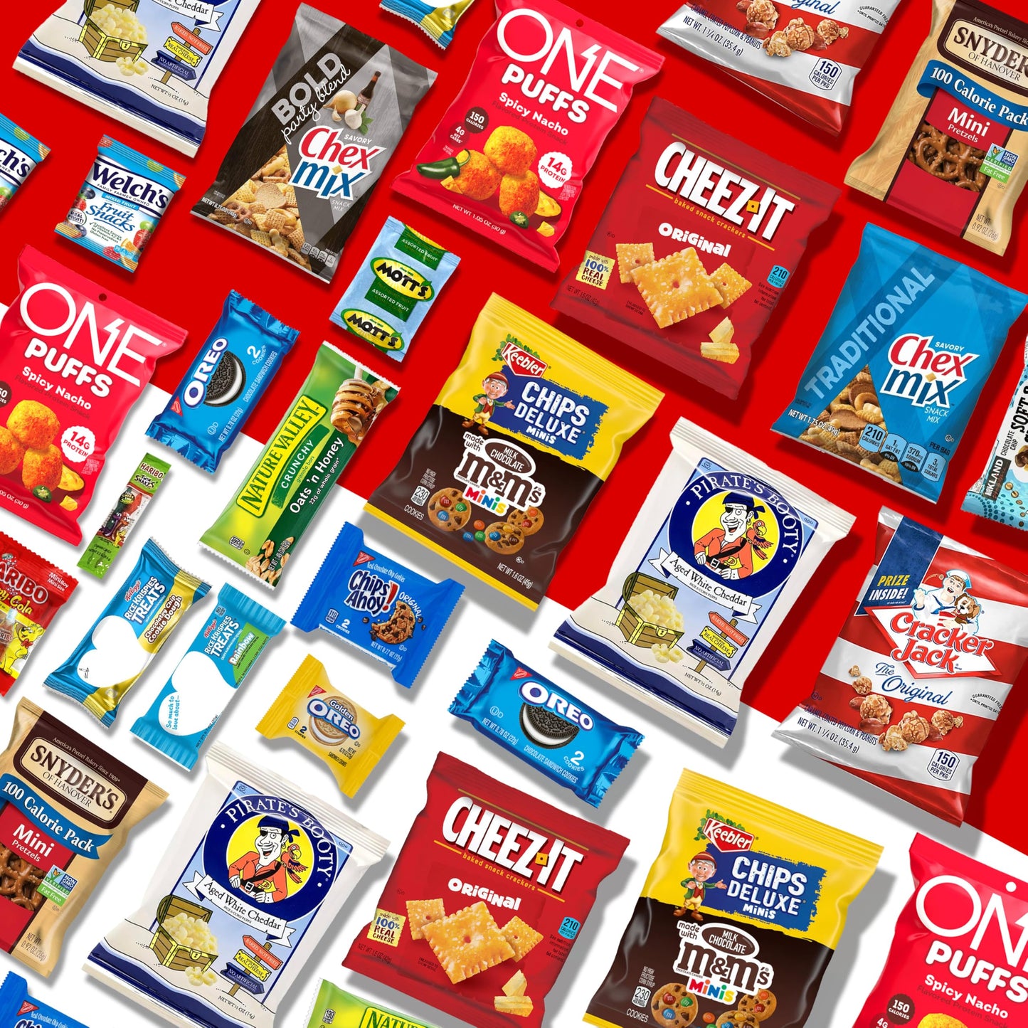 Variety Snack Box For Adults - 60 Count Care Package For Kids, College Students, And Office - Assorted Chips And Treats In A Beautiful Gift Box