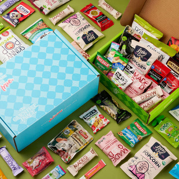 GLUTEN FREE PALACE 100 Calorie Snacks Variety Pack - Vegan Protein Bars & Nuts - 40 Count