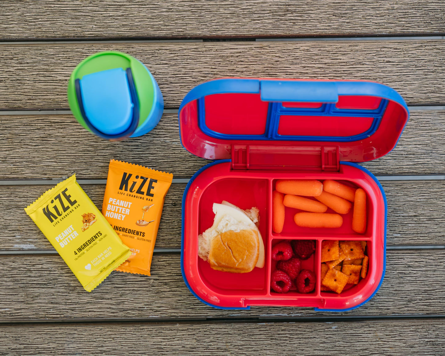 KiZE Energy Bars - Peanut Butter Honey - Gluten Free, High Protein - 10 Count