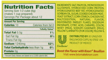Knorr Cube Bouillon, Chicken, 6 Extra Large Cubes, 2.5 Oz